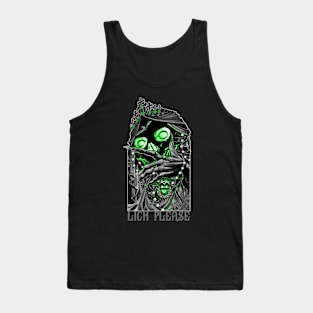 Dungeons, Dice and Dragons • Lich Tank Top